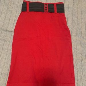Switchblade Stiletto Pin Up Skirt